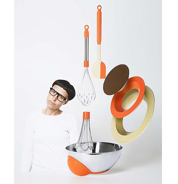 Ensemble pour la pâtisserie signé matali Crasset et Pierre Hermé, toujours pour Alessi