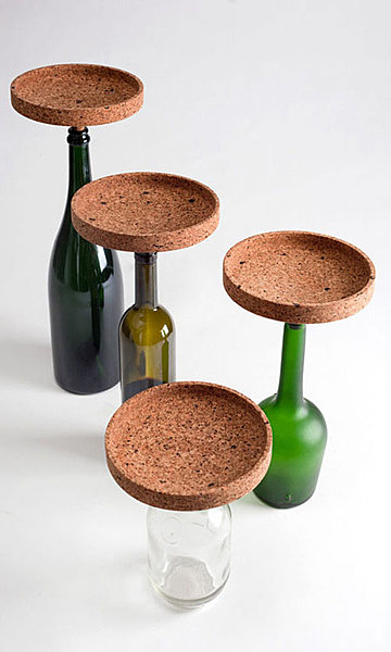 Coupelles en liège compressé, à ajuster sur un goulot de bouteille, Carlo Trevisani