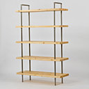 Mobilier en bois et tubes d'acier pliés, du duo berlinois Osko+Deichmann