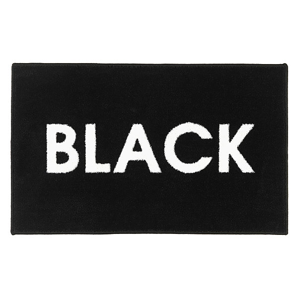 Anglophone. Tapis de bain 100 % polyamide. L 80 x l 50 cm. Black. Alinéa.