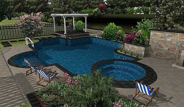 Dessinez vous-même votre piscine et devenez "paysagiste"