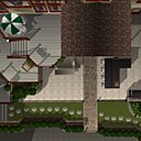 Plan de la maison, du jardin et de la terrasse