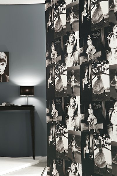 Papier peint Marylin pour les fans ! Leroy Merlin