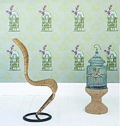 Papier peint Urban Cage pour un décor romantique, Leroy Merlin