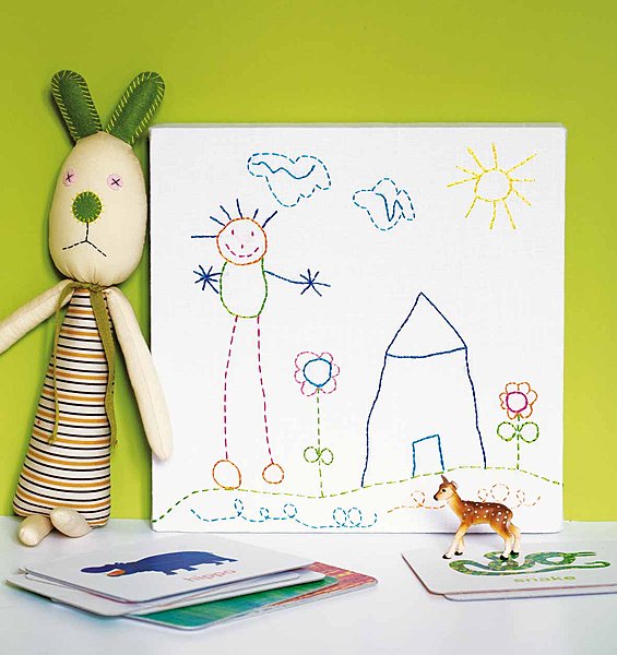 Tableau dessin d'enfant.