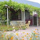 La petite terrasse de la chambre Montesqiou