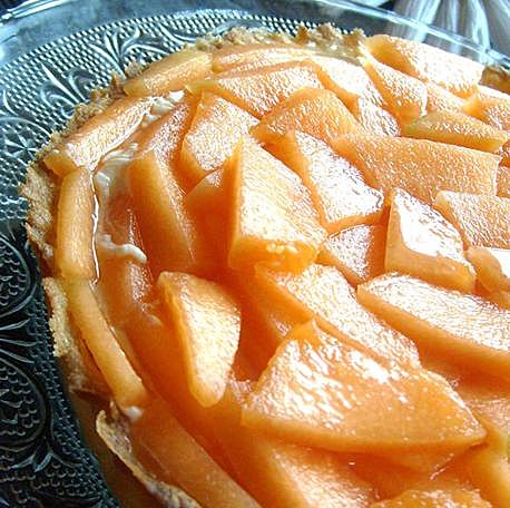 Rafraîchissante, colorée et estivale, la tarte au melon