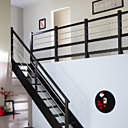 Très sobre cet escalier quart tournant sans contremarche. En hêtre finition chocolat. Bario. Lapeyre. Très sobre cet escalier quart tournant sans contremarche. En hêtre finition chocolat. Bario. Lapeyre.