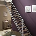 La version contemporaine de l'escalier de meunier. En pin brut et métal. Esca Vario. Leroy Merlin. La version contemporaine de l'escalier de meunier. En pin brut et métal. Esca Vario. Leroy Merlin.