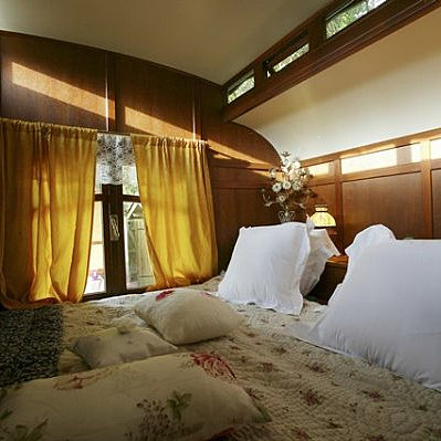 A l'intérieur des roulottes...