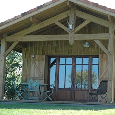 La terrasse privative des chalets offre bien des moments