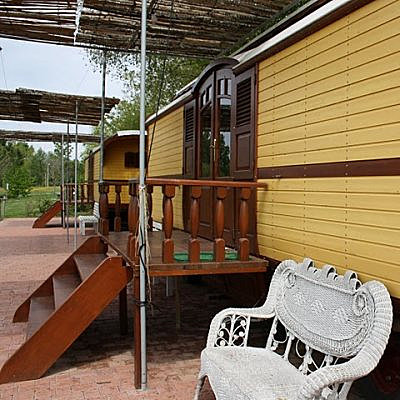 Les roulottes sont l'idéal pour un week-end en amoureux