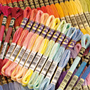 Les fils Mouliné DMC existent en de nombreux coloris.