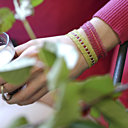 Bracelet en toile Aïda rebrodé