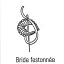 Bride festonnée