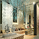 L'espace lounge «The Place», lieu hybride, rempli de doubles sens mélangeant styles et matériaux