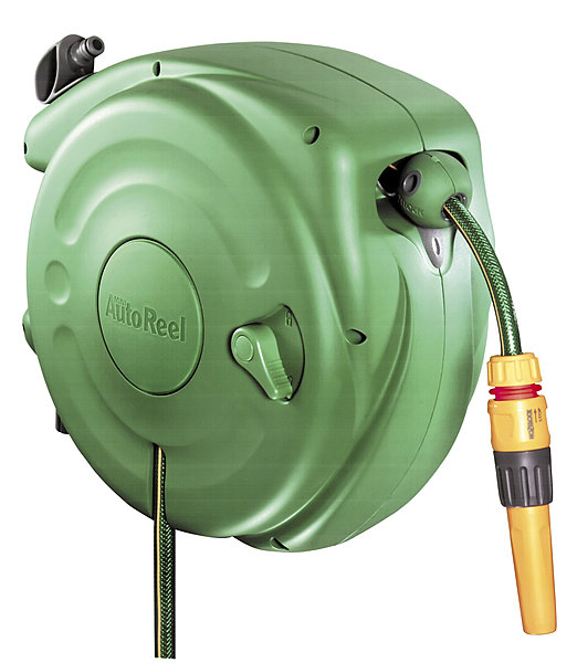 Si possible rangez le tuyau sur un dévidoir. Hozelock - Mini Autoreel.