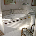 Les salles de bains permettent de se relaxer après une promenade en bord de mer