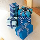 cadeaux bleu indigo