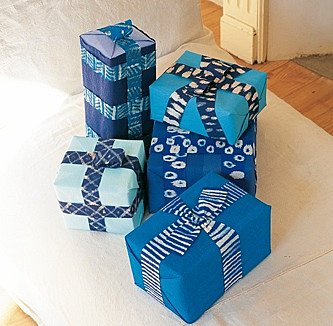 cadeaux bleu indigo
