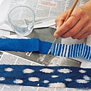 Tracer des motifs à l'eau de javel