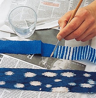 Tracer des motifs à l'eau de javel