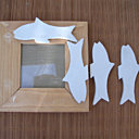 Coller les poissons sur le cadre