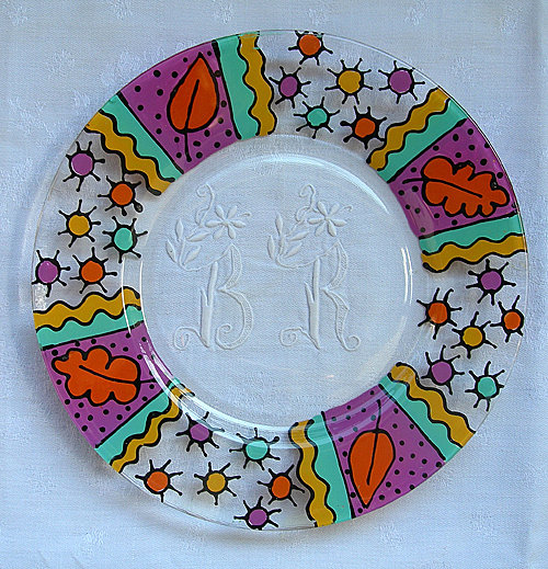 Assiette version rouge