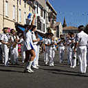 La fanfare des Gerbes d'Or les suit de près