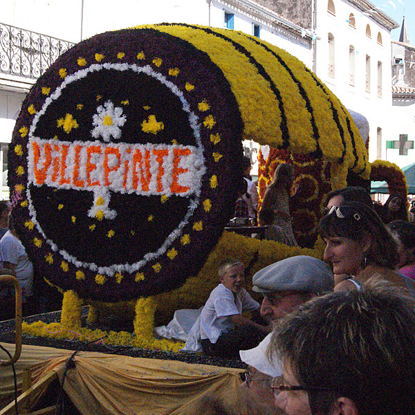 Le tonneau de Villepinte, bien rafraîchissant par la chaleur qu'il fait à Castelnaudary