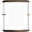 Cadre pirogue en ébène