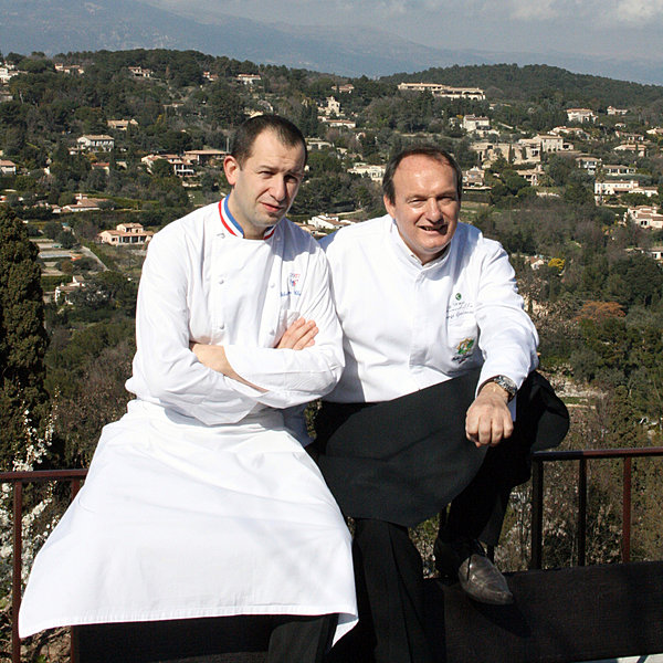Sébastien Chambru et Serge Gouloumés du Moulin de Mougins