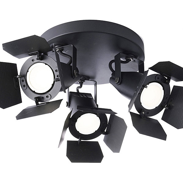 Plafonnier 3 spots Cinéline, en métal