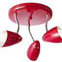 Plafonnier 3 spots Miki, en métal, 3 x GU10/9 W maxi