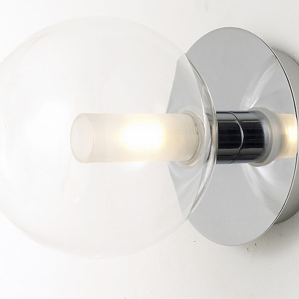 applique Astro, en métal et verre, G9/40 W maxi, diamètre  14 cm