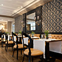 La salle laisse présager d'une haute gastronomie