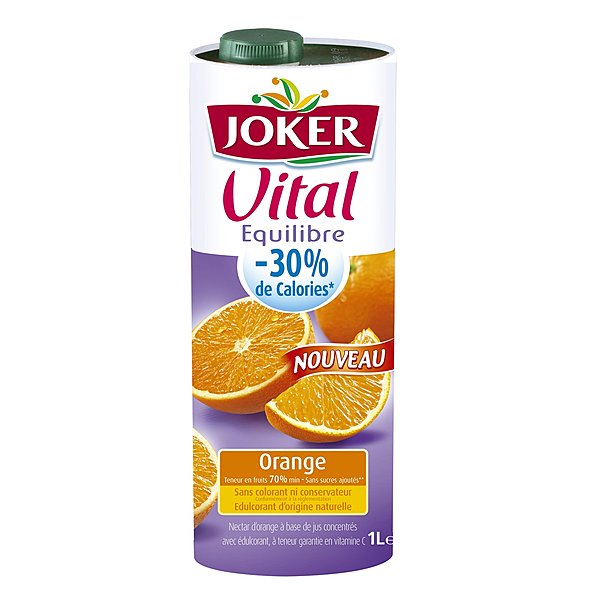 Joker Vital Equilibre Orange, chez Eckes Granini