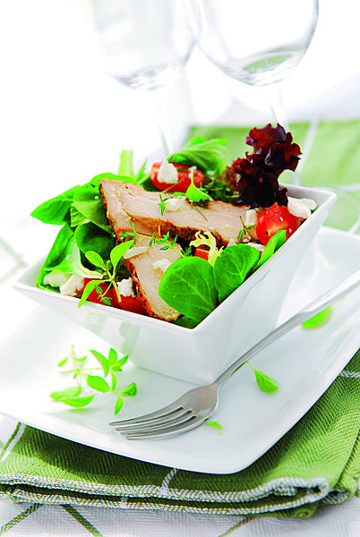 Une belle salade pour un déjeuner light