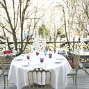 La terrasse ne peut accueillir que six personnes !