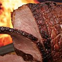 Une version épicée du rôti de porc accompagné de légumes de saison