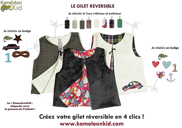 Gilets réversibles
