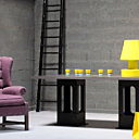 Table Cèdre Rouge béton et métal