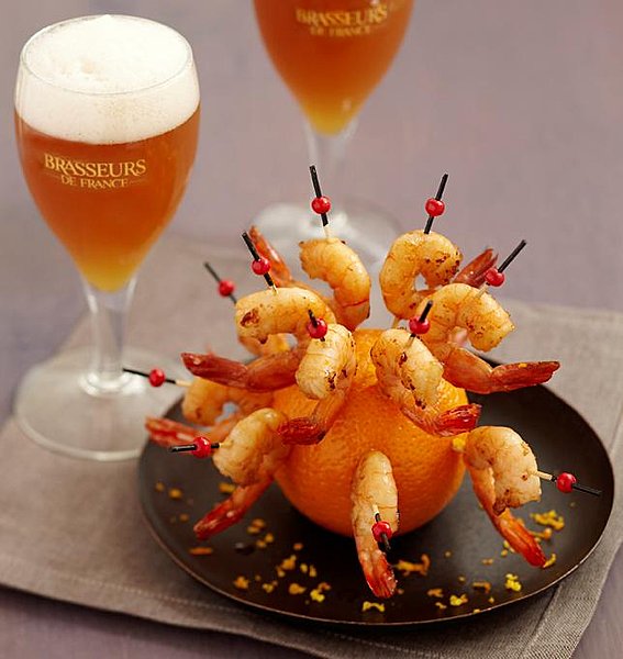 D'élagantes bouchées sur pics, pour un apéro peu calorique