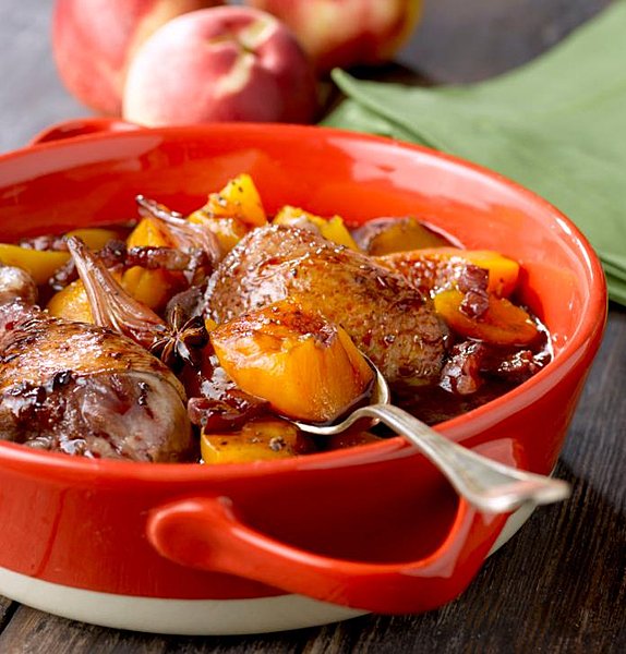 Bel accors sucré salé pour moderniser le sempiternel coq au vin