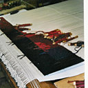 Métier à tisser Aubusson, basse lisse