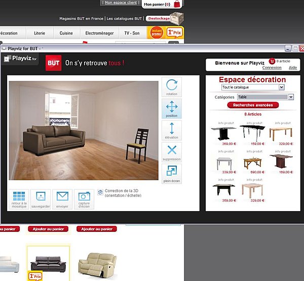 Visualiser un nouveau canapé dans son propre salon avant de l'acheter, on en a tous rêvé!