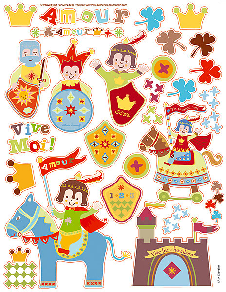 Stickers chevalier 2