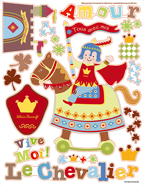 Stickers chevalier 1