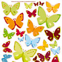 stickers-papillon-Filles & garçons