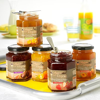 Chaque région française a été visitée par le redoutable Jean-Pierre Coffe pour sublimer ces nouvelles confitures Chaque région française a été visitée par le redoutable Jean-Pierre Coffe pour sublimer ces nouvelles confitures
